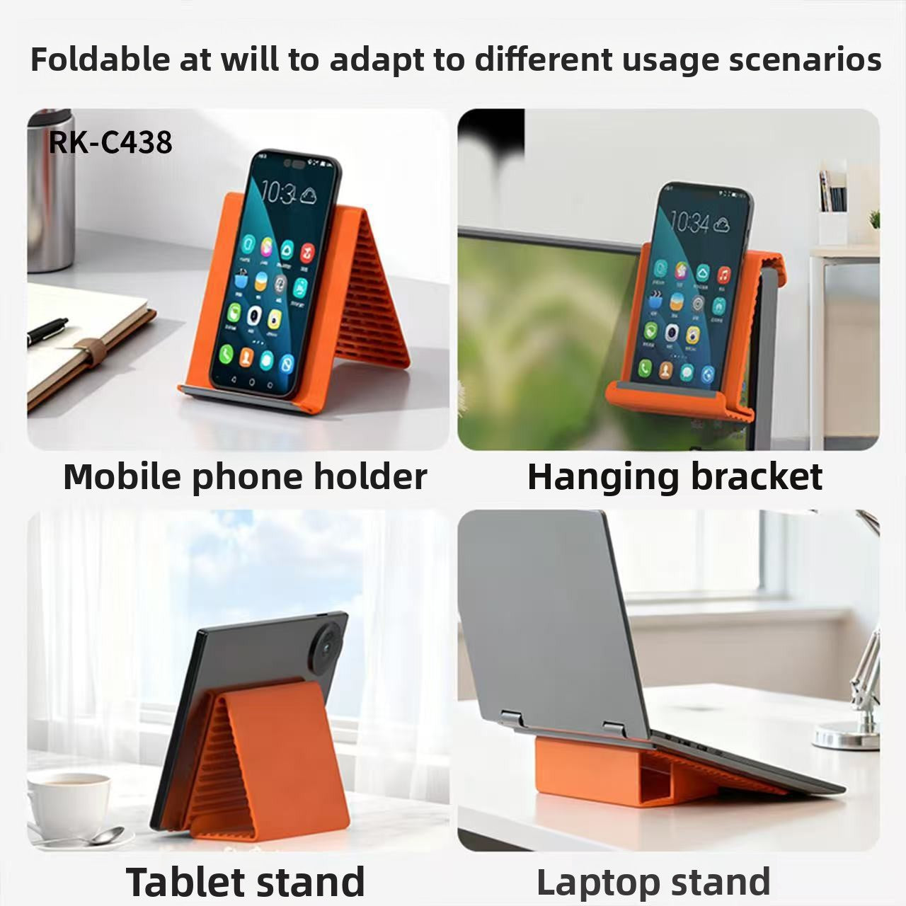 Flexible Silicone Phone Tablet Stand