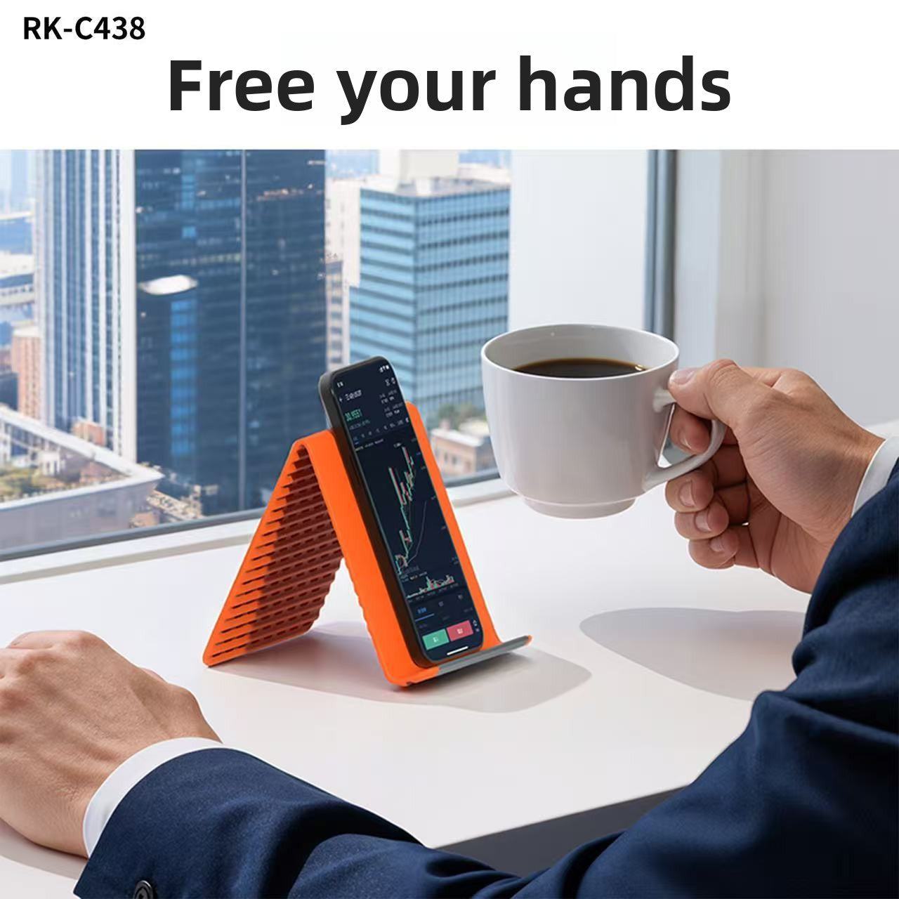 Flexible Silicone Phone Tablet Stand